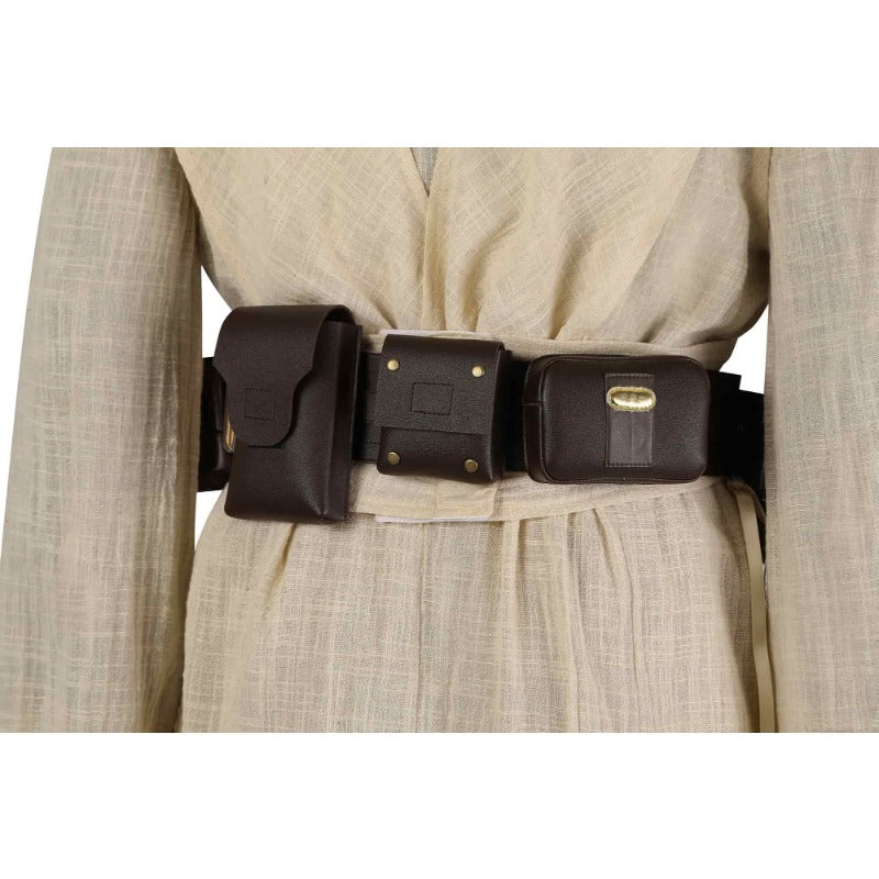 Obi-Wan Kenobi Cosplay Costume Robe Full Set - Perfect for Halloween & Star Wars Parties-Astricos