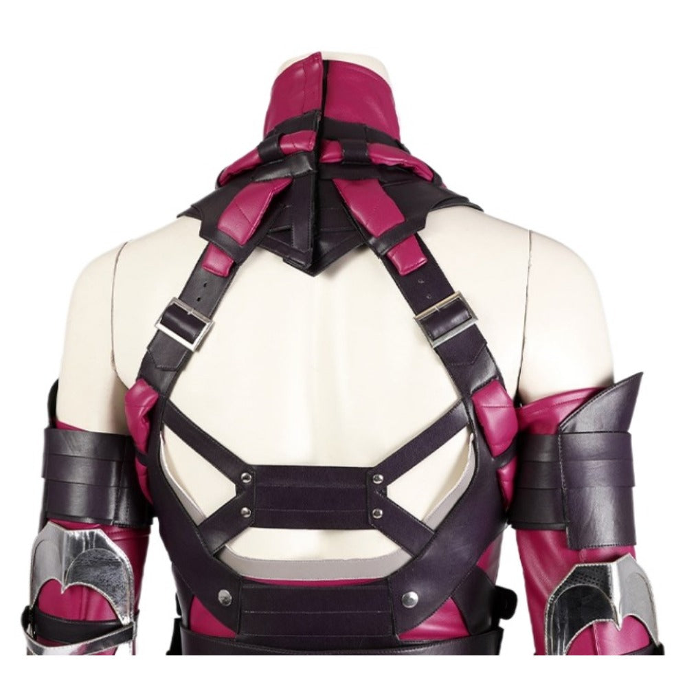 Sexy Mileena Cosplay Costume - Mortal Kombat Halloween Battle Outfit Full Set-Astricos