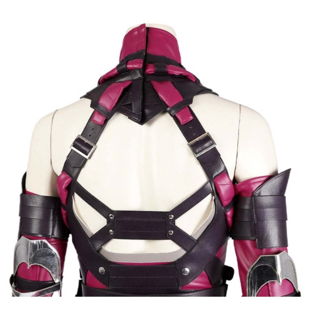Sexy Mileena Cosplay Costume - Mortal Kombat Halloween Battle Outfit Full Set-Astricos