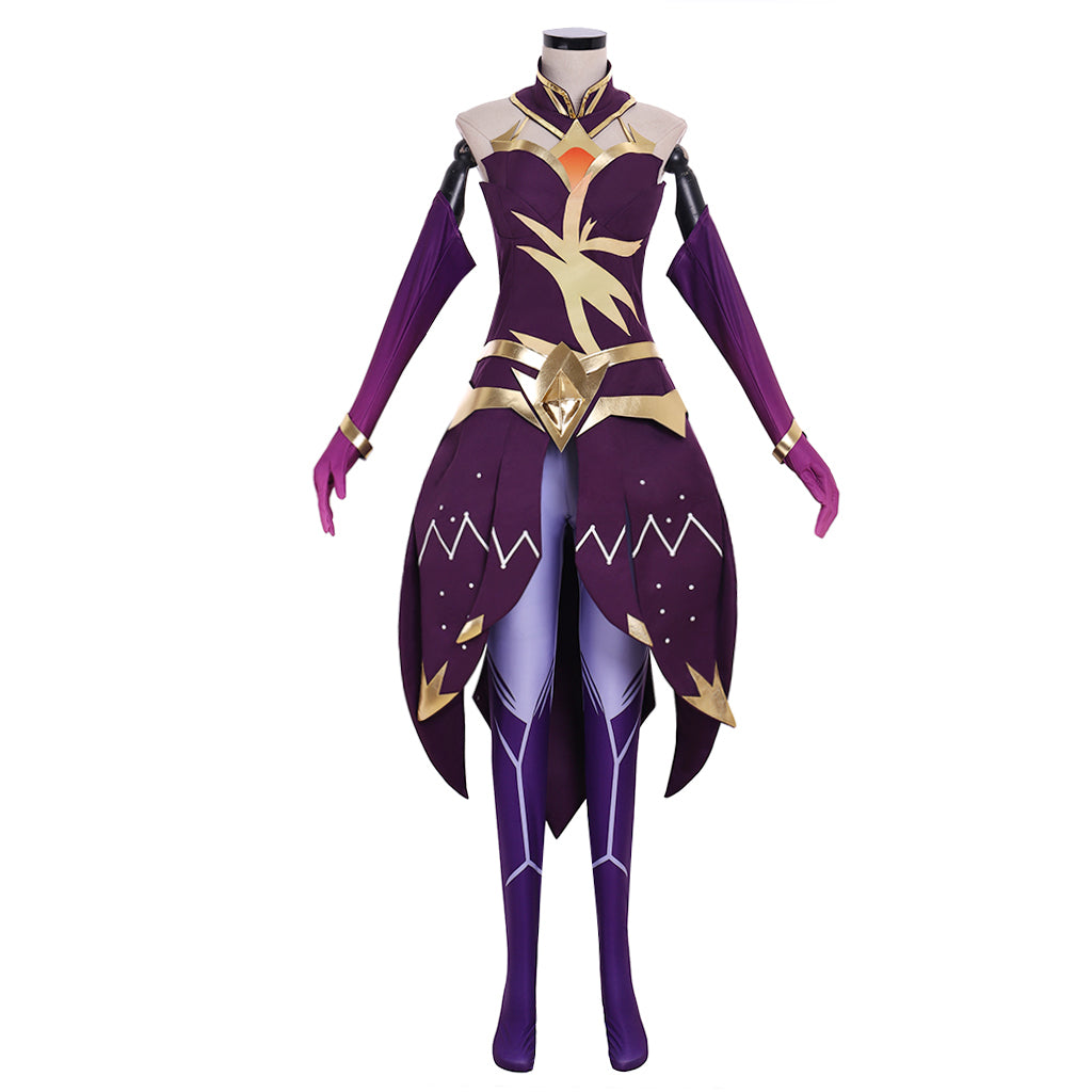 Luxanna Crownguard Cosplay Costume - Lady of Luminosity Battle Uniform | Astricos-Astricos