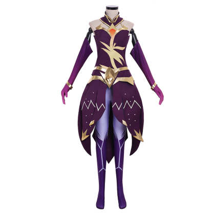 Luxanna Crownguard Cosplay Costume - Lady of Luminosity Battle Uniform | Astricos-Astricos