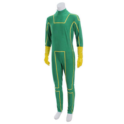 Kick-Ass Dave Lizewski Green Cosplay Costume - Authentic Superhero Outfit-Astricos