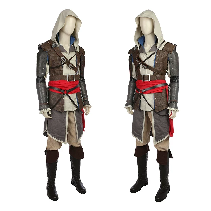 Assassin’s Creed Edward Kenway Cosplay Costume, Hand‑Tailored for Halloween & Comic‑Con Events