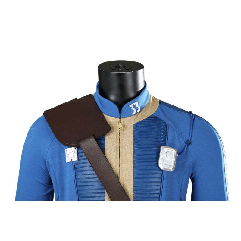 Fallout Overseer Hank Cosplay Costume for Men - Halloween & Carnival Suit-Astricos