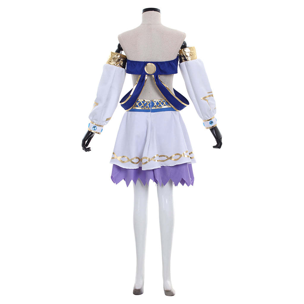Lana White Sorceress Costume - Enchanting Sorceress of the Woods Cosplay Outfit-Astricos