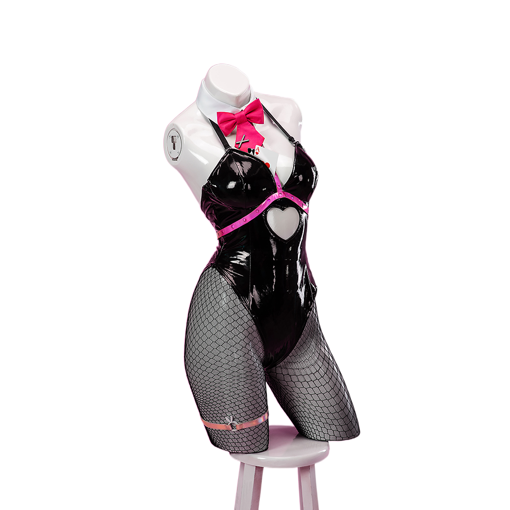 Hatsune Miku Rabbit Hole Cosplay Costume - Official Vocaloid Outfit-Astricos