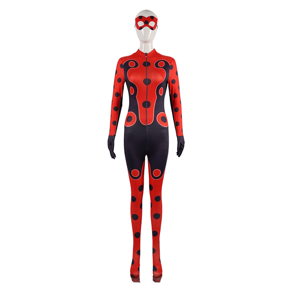Miraculous Ladybug Season 6 Cosplay Costume - Official Ladybug Jumpsuit for Halloween & Performances