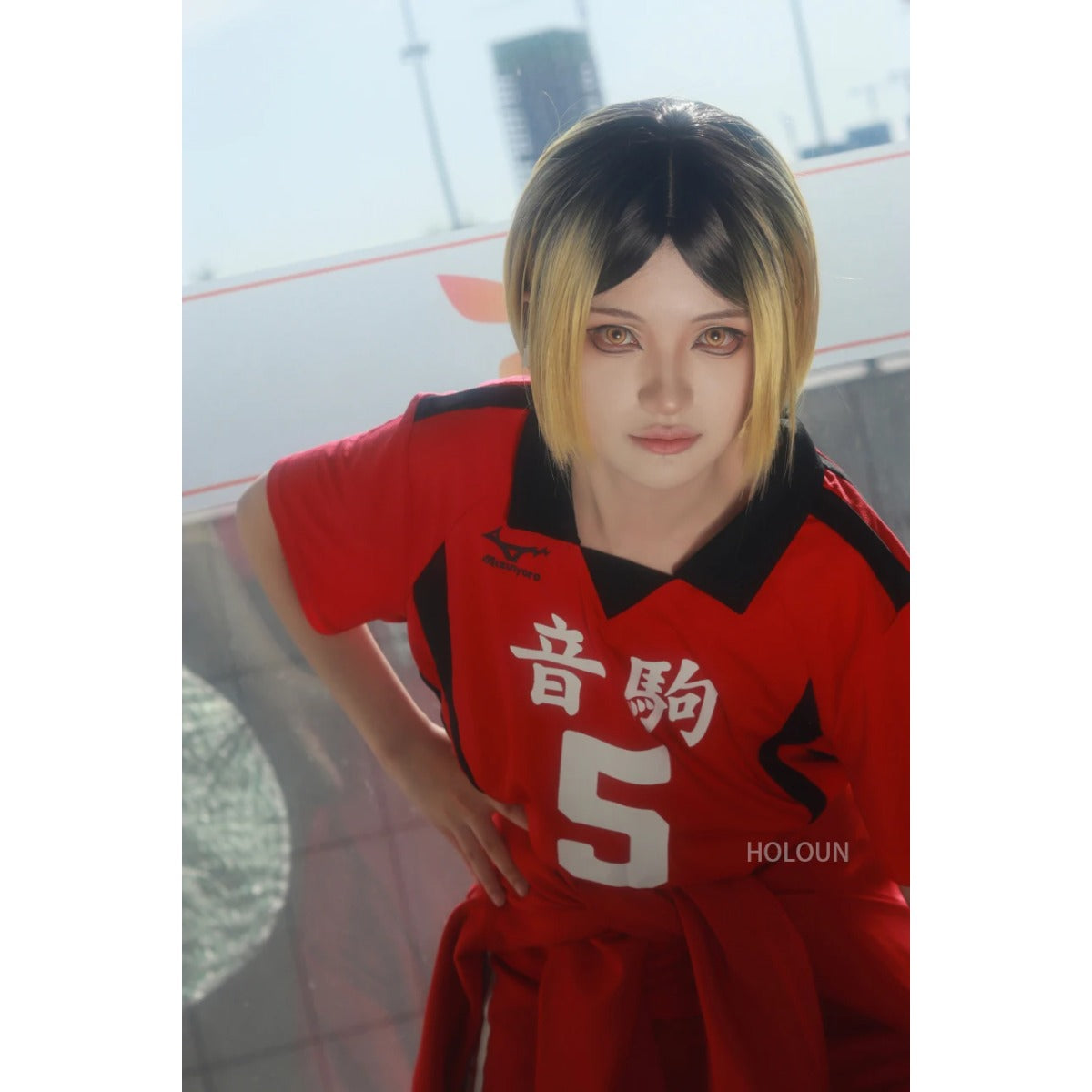 Kozume Kenma Nekoma High School Cosplay Costume Set - Haikyuu!! Anime Outfit with Wig-Astricos