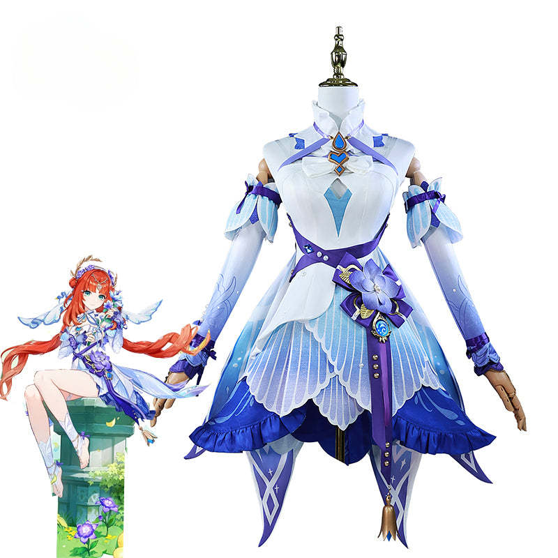 Genshin Impact Nilou Cosplay Costume - Breeze of Sabaa Halloween Party Outfit for Women-Astricos