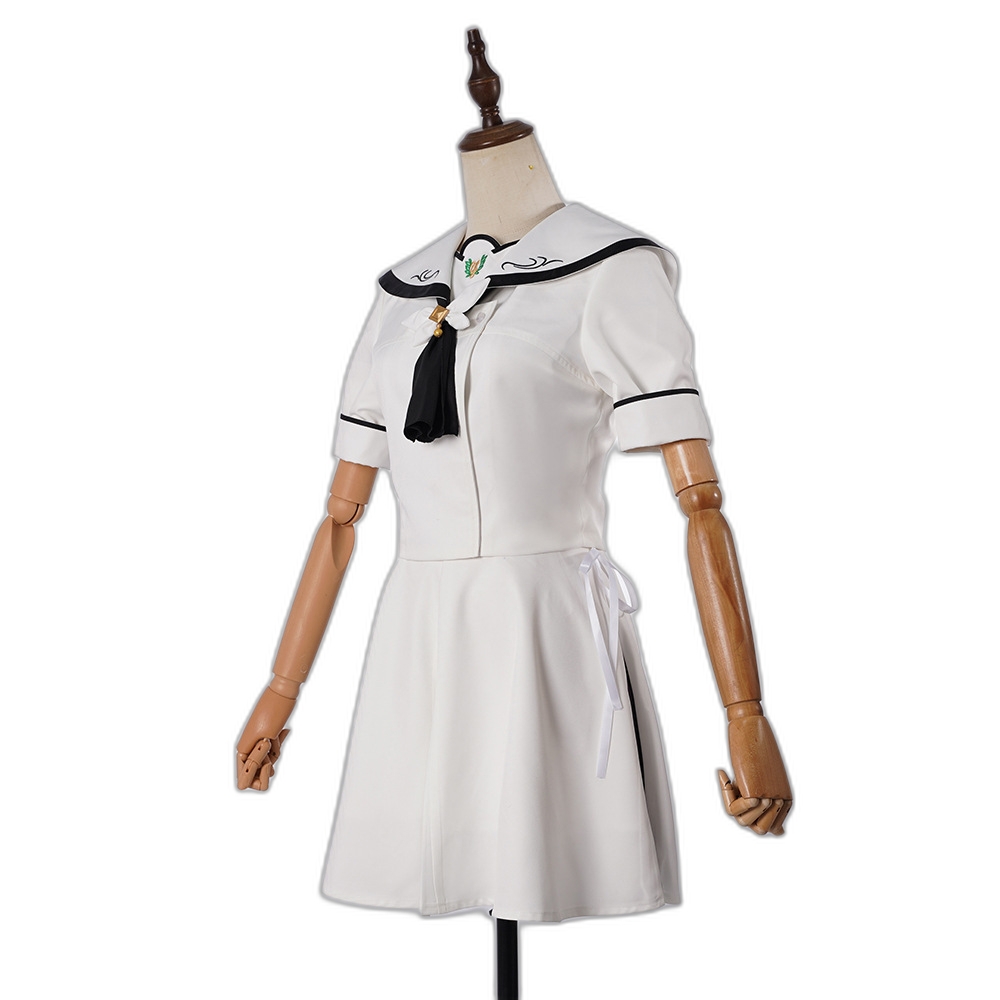 Summer Pocket Cosplay Costume - Sorakado Ao & Naruse Shiroha Anime White JK Outfit for Cosplay Enthusiasts-Astricos