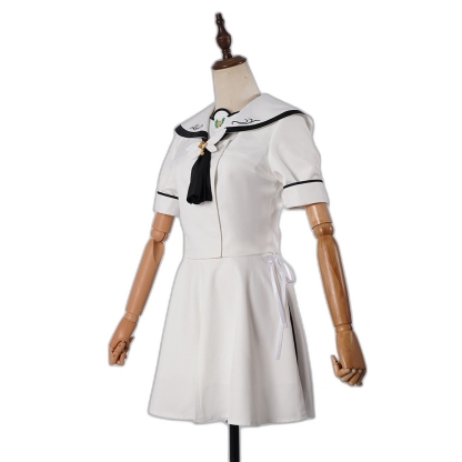 Summer Pocket Cosplay Costume - Sorakado Ao & Naruse Shiroha Anime White JK Outfit for Cosplay Enthusiasts-Astricos
