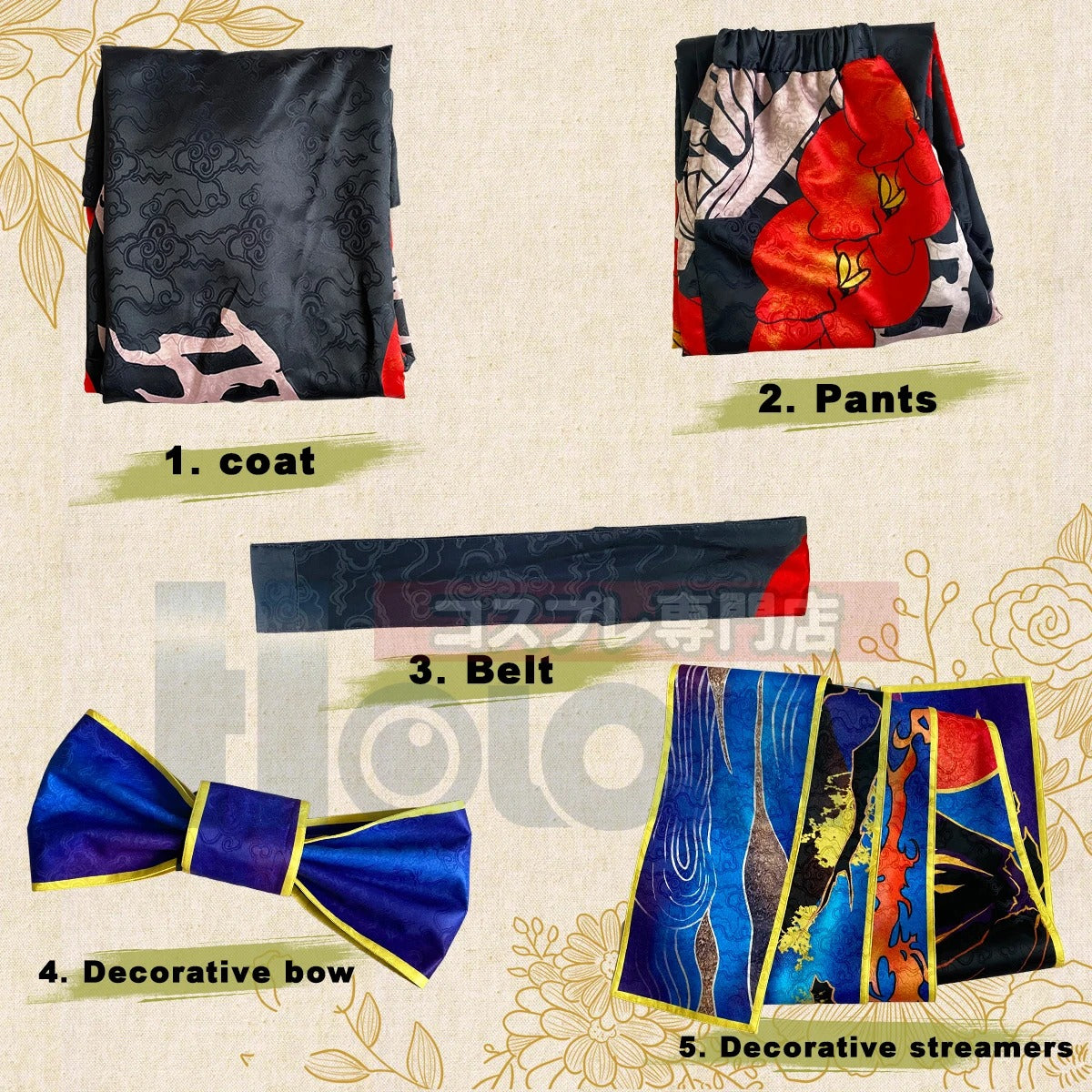 Ran Haitani Vol.19 Cosplay Costume - Tokyo Anime Japanese Kimono for Halloween-Astricos