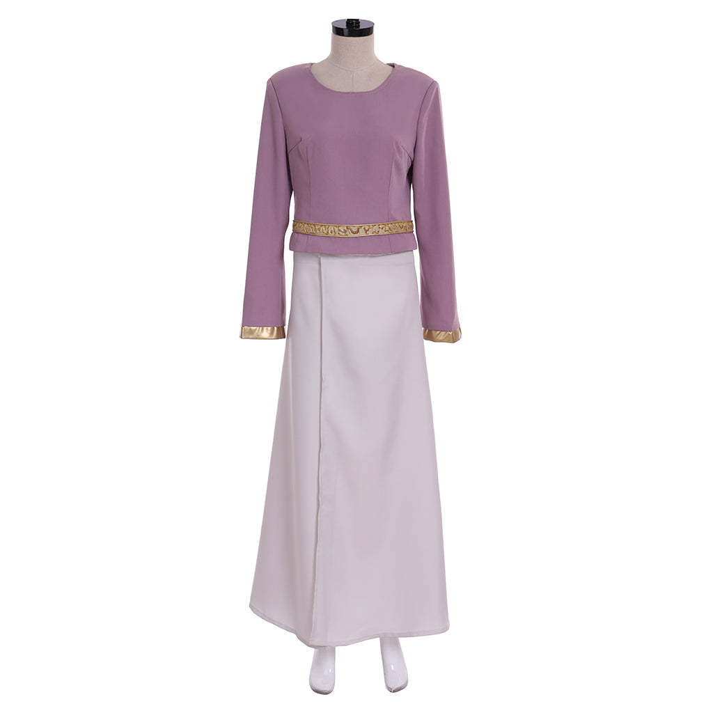 Kingdom Hearts III Ava Cosplay Costume - Women’s Pink Hooded Dress with Skirt | Astricos-Astricos