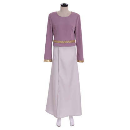 Kingdom Hearts III Ava Cosplay Costume - Women’s Pink Hooded Dress with Skirt | Astricos-Astricos
