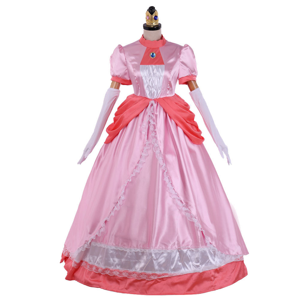 Pink Sweet Princess Peach Cosplay Costume for Women | Game Cosplay Series | Astricos-Astricos