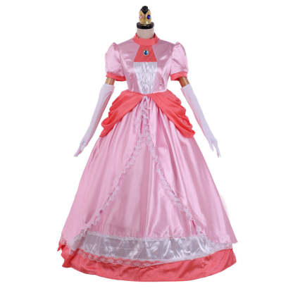 Pink Sweet Princess Peach Cosplay Costume for Women | Game Cosplay Series | Astricos-Astricos