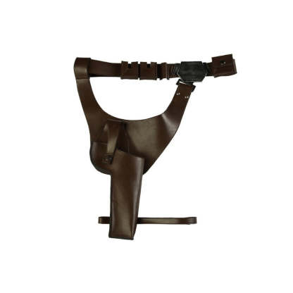 Han Solo Cosplay Costume - Premium Suede Jacket & Leather Belt Set for Star Wars Fans-Astricos