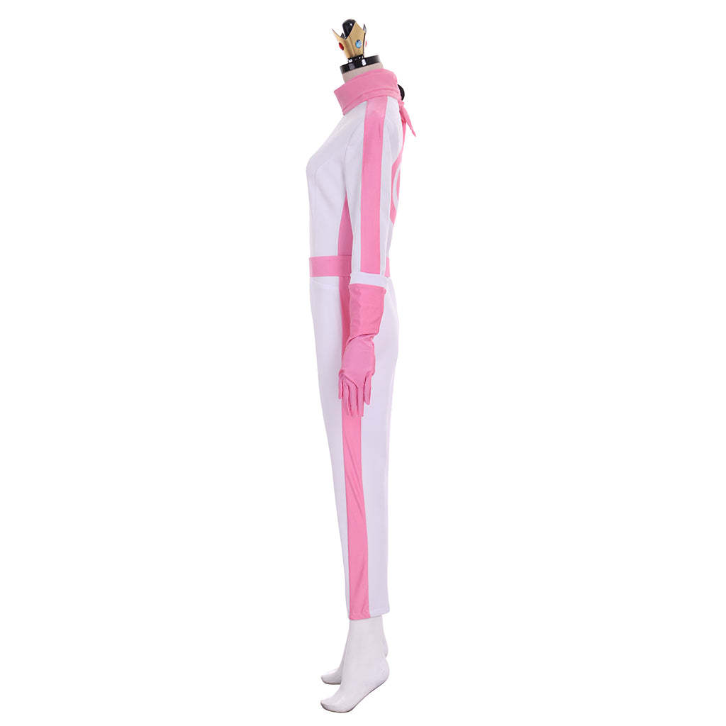 Mario Bikini Princess Cosplay Jumpsuit - Anime & Game Costume for Women-Astricos