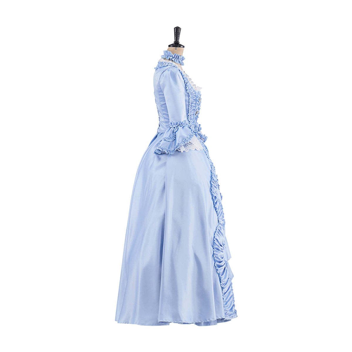 Elegant Rococo Light Blue Dress – Premium Cosplay Costume for Enthusiasts-Astricos