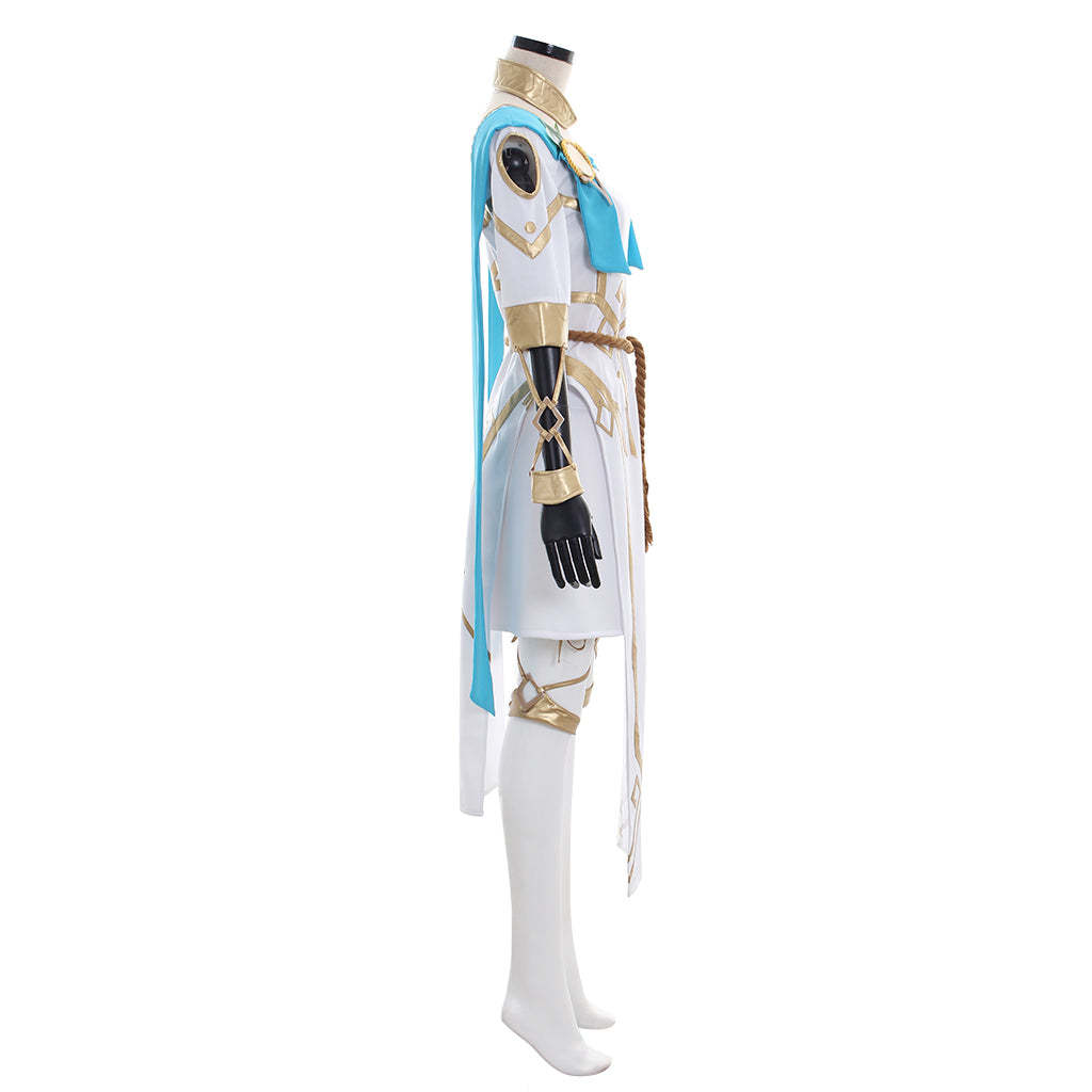 Overwatch Mercy Victory Cosplay Costume - Angela Ziegler Summer Games Skin Outfit Full Set | Astricos-Astricos