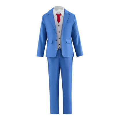 Phoenix Wright Ace Attorney Cosplay Costume - Naruhodo Ryuichi Outfit for Halloween & Festivals-Astricos