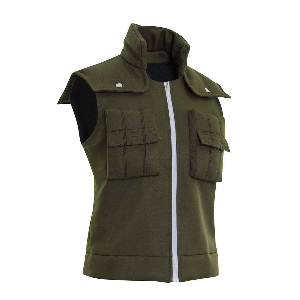 Naruto Hidden Leaf Village Vest - Green Kakashi Hatake Cosplay Costume-Astricos