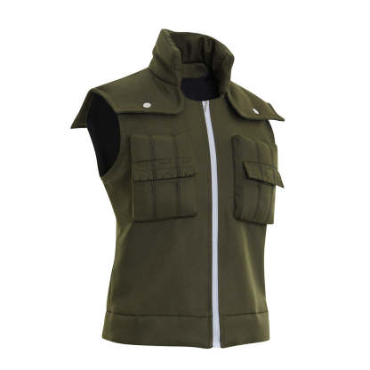 Naruto Hidden Leaf Village Vest - Green Kakashi Hatake Cosplay Costume-Astricos