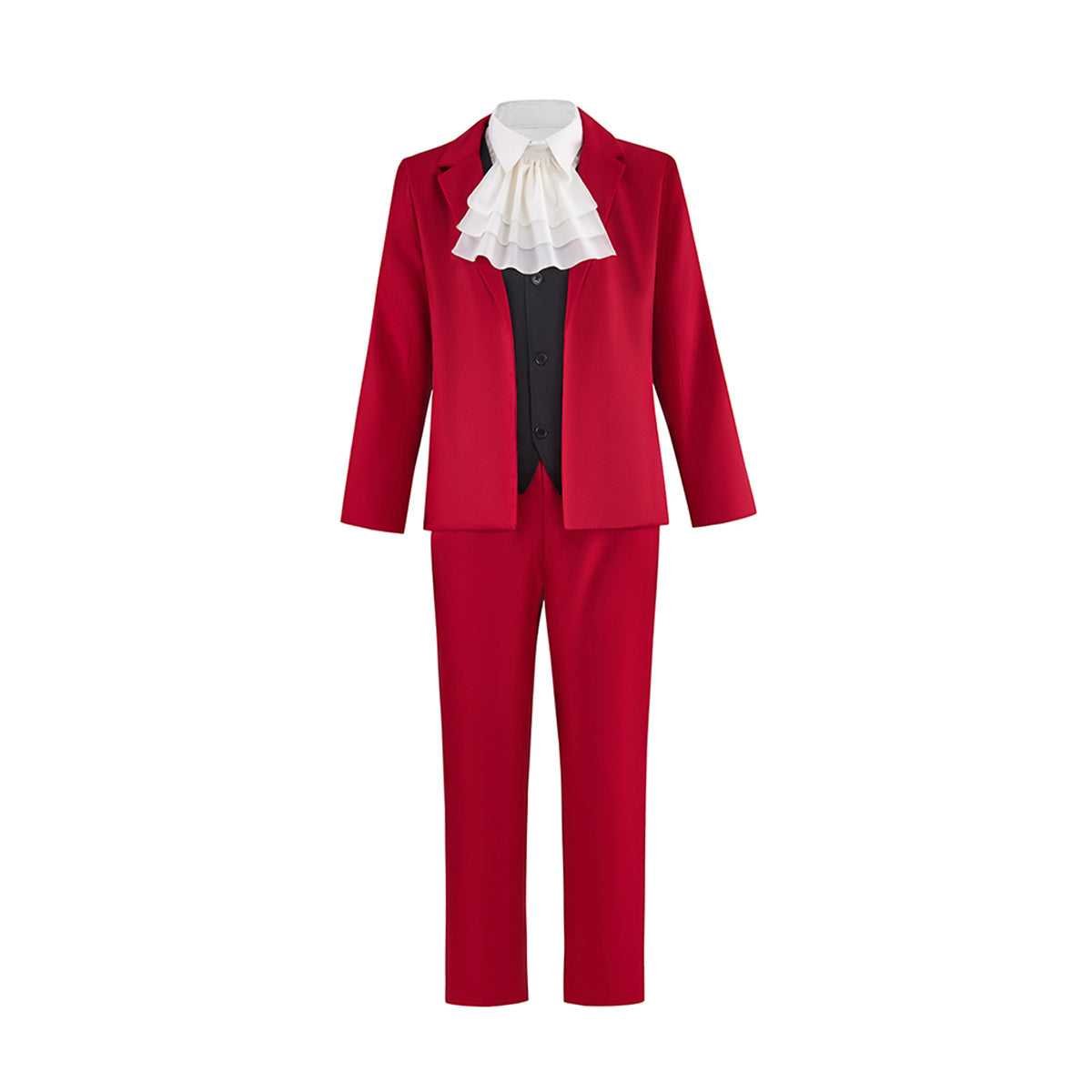 Premium Miles Edgeworth Cosplay Costume - Ace Attorney 4 Outfit-Astricos