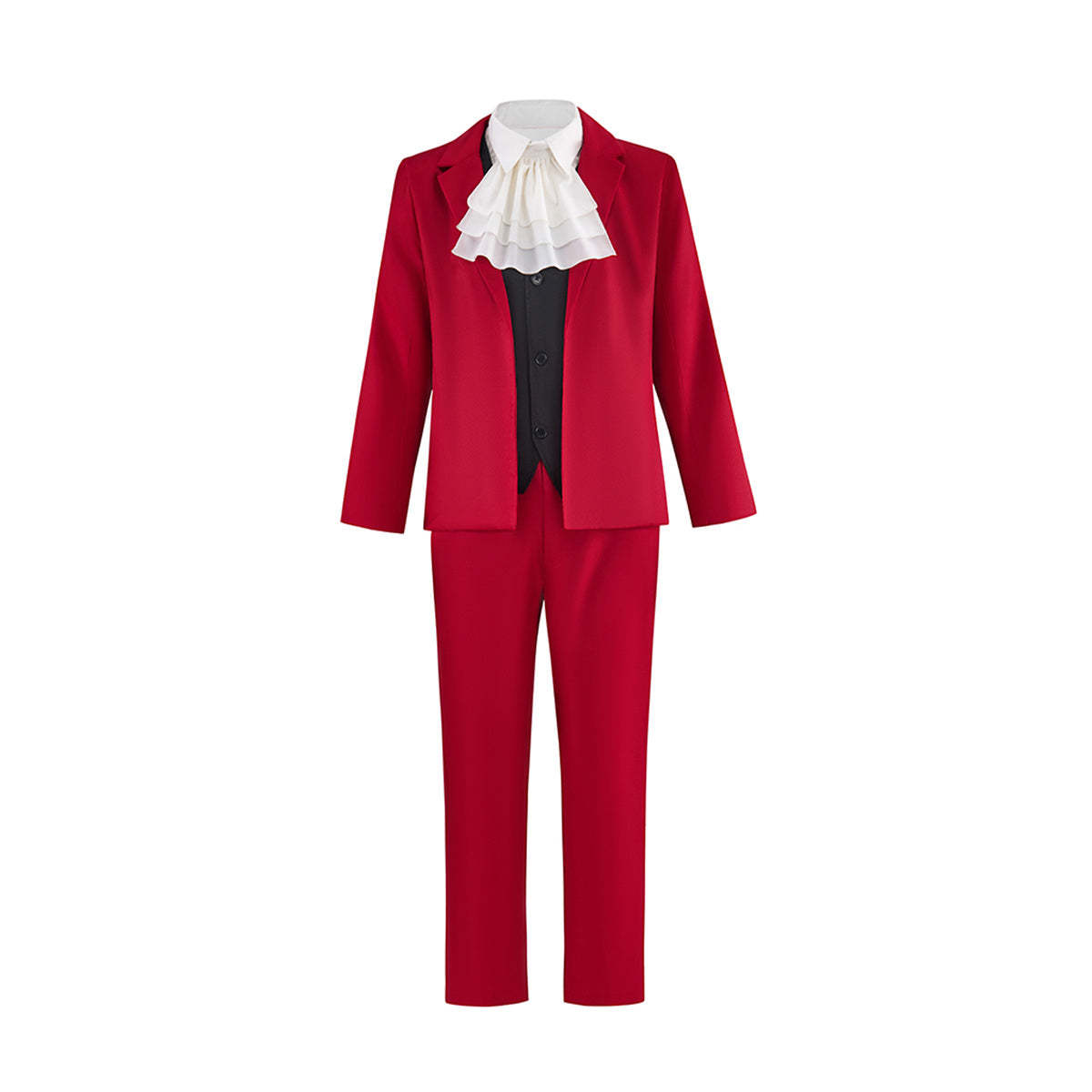 Premium Miles Edgeworth Cosplay Costume - Ace Attorney 4 Outfit-Astricos