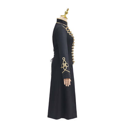 Women's Long Military Coat - Ultimate Cosplay Costume for Bold Looks
