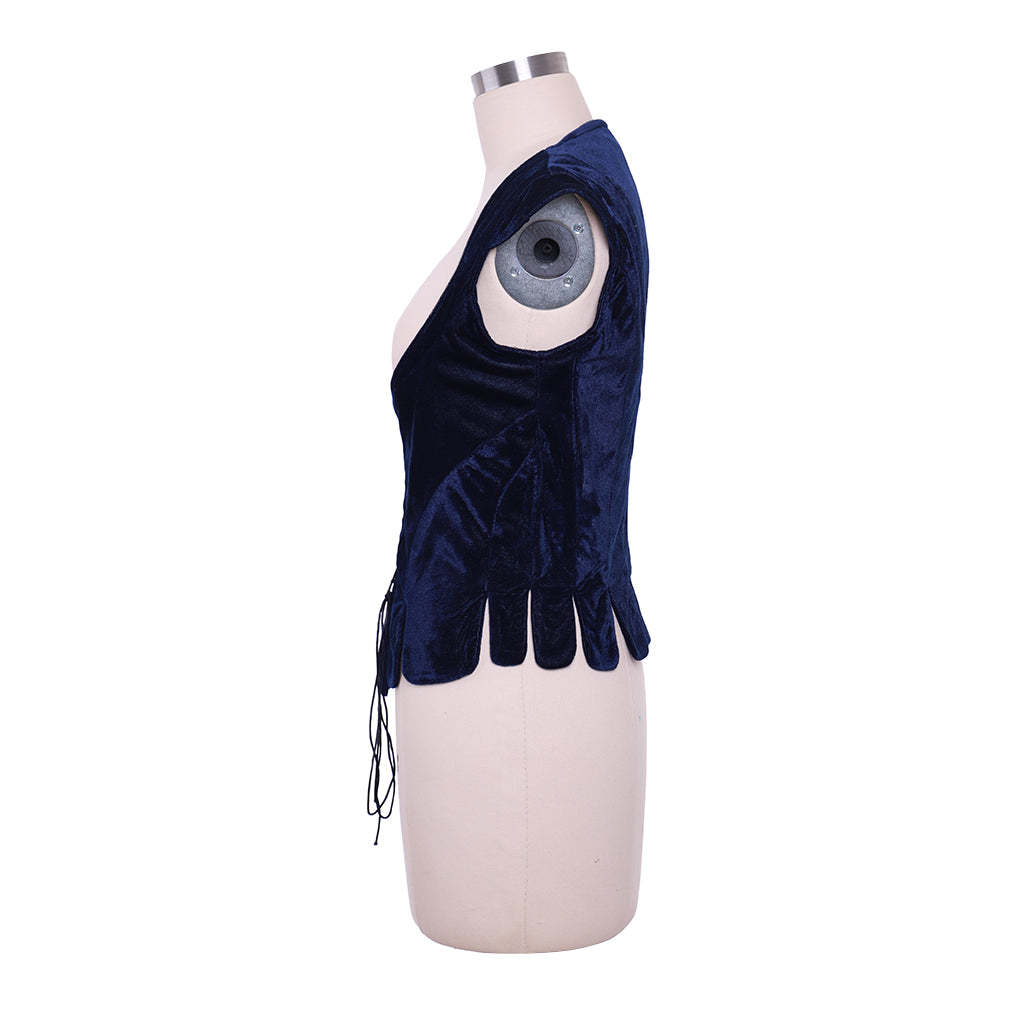 Vintage Medieval Princess Dress - Victorian Corset Tudor Queen Forest Vest | Astricos-Astricos