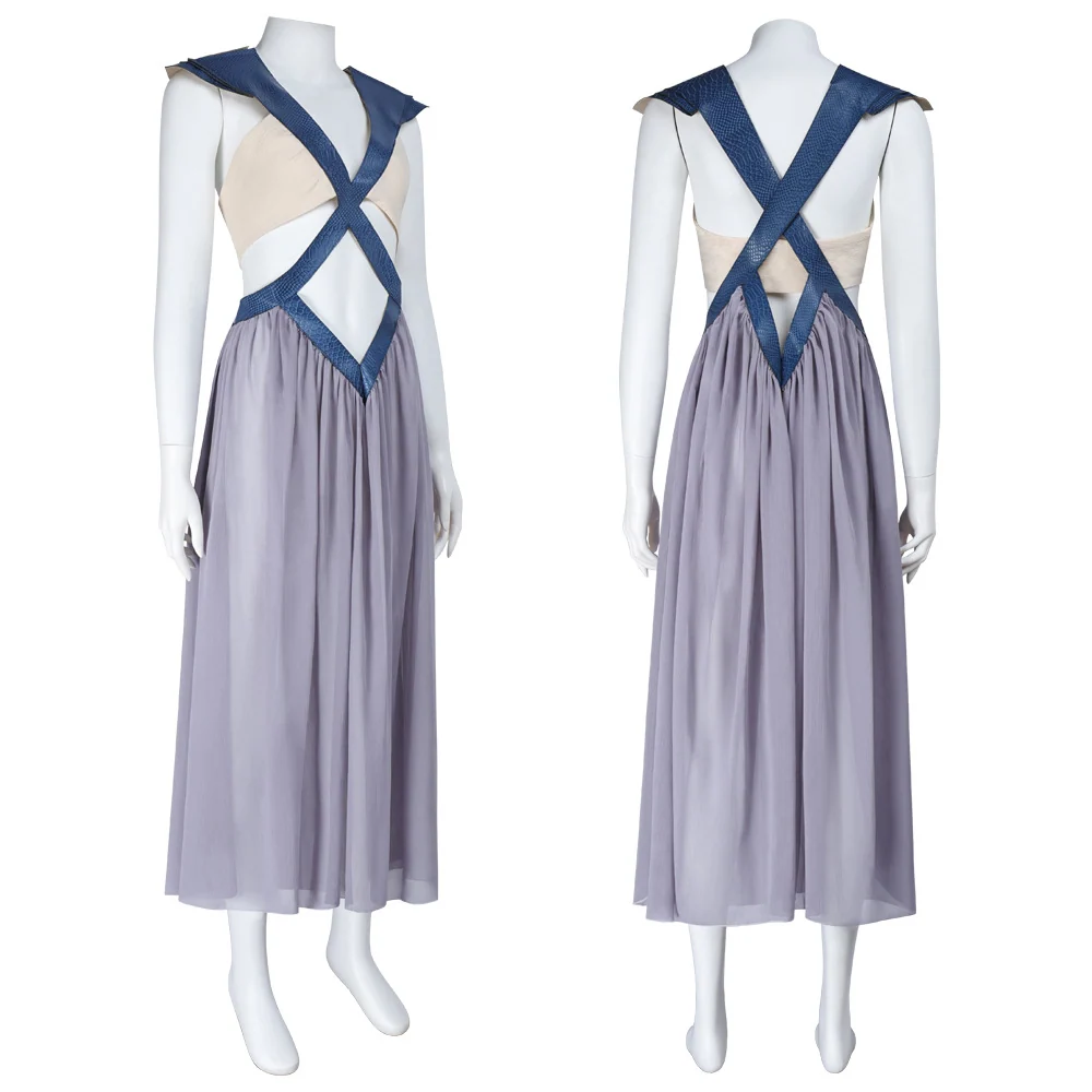 Game of Thrones Daenerys Backless Dress Cosplay Costume Custom For Halloween Comic Con