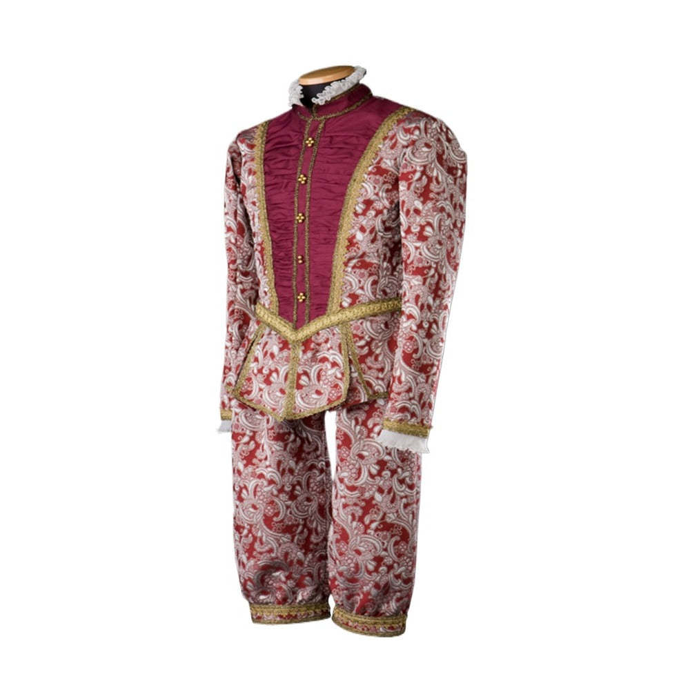 Tudor King Henry Court Costume - Renaissance Noble Prince Suit | 18th Century Medieval Outfit by Astricos-Astricos