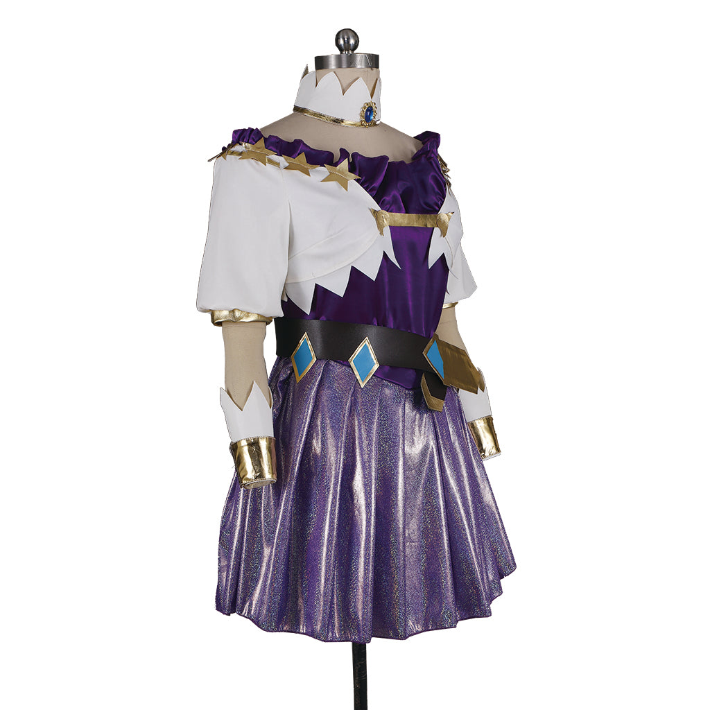 Spirit Blossom Ahri Cosplay Costume - League of Legends LOL Custom-Made White Dress-Astricos