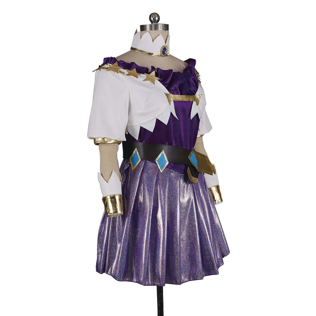 Spirit Blossom Ahri Cosplay Costume - League of Legends LOL Custom-Made White Dress-Astricos