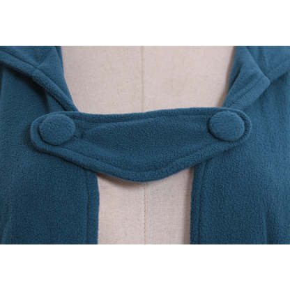 Gothic Winter Cloak Hooded Trench Coat for Women - Elegant Victorian Style Cape-Astricos