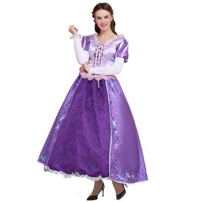 Disney Tangled Cosplay Costume Series - Rapunzel, Naveen, Mother Gothel Outfits | Astricos-Astricos