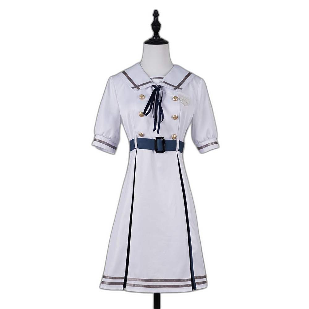 Wakaba Mutsuki Cosplay Costume School Uniform JK Outfit for BanG Dream! Ave Mujica Anime Character-Astricos