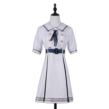 Wakaba Mutsuki Cosplay Costume School Uniform JK Outfit for BanG Dream! Ave Mujica Anime Character-Astricos