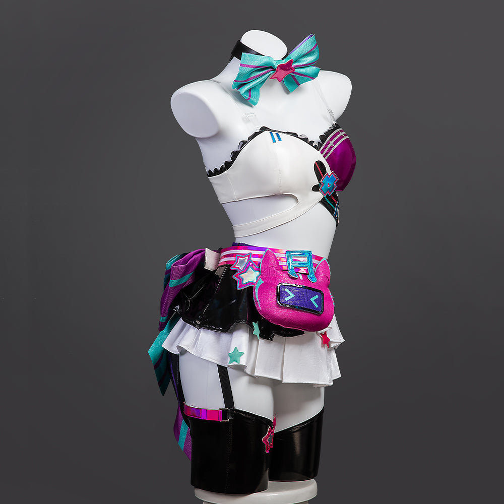Muse Dash Miku Rin Len Uniform Cosplay Costume | Anime Plus Size Halloween Outfit | Astricos-Astricos