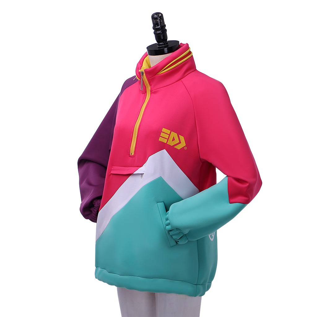 Splatoon 2 Inkling Squid Cosplay Costume - Adult Unisex Pullover Sweatshirt for Casual & Cosplay-Astricos