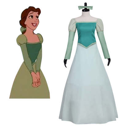 Beauty and the Beast Belle Cosplay Costume | Princess Dress for Halloween & Cosplay-Astricos