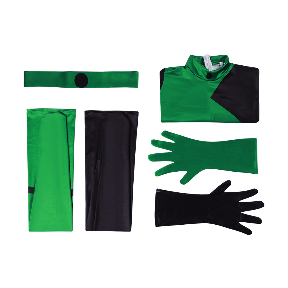 Kim Possible Shego Cosplay Costume Custom For Halloween Comic Con