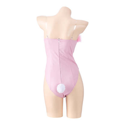 Legally Blonde Pink Bunny Jumpsuit Cosplay Costume – Iconic Elle Woods Outfit-Astricos