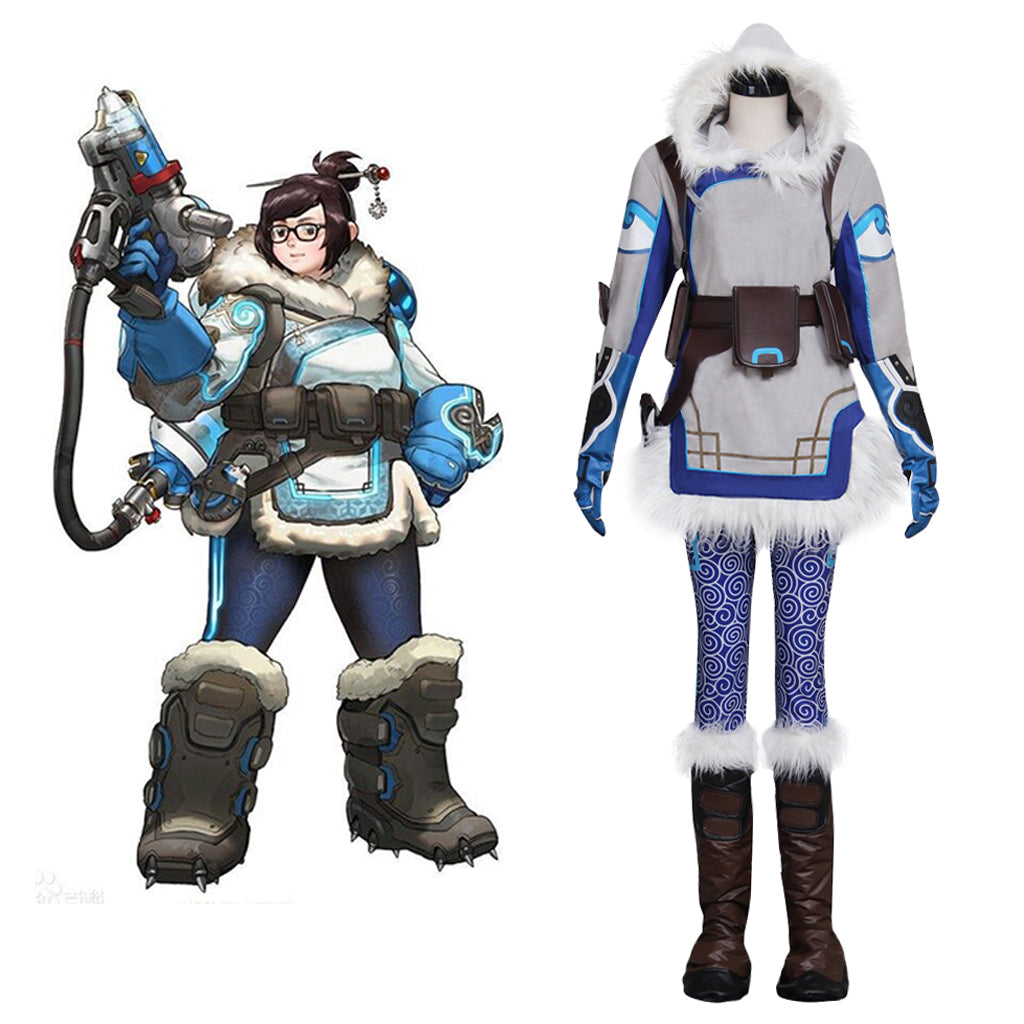 Mei Cosplay Soldier Costume - Overwatch Fantasia Battle Uniform Suit | Astricos-Astricos