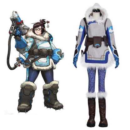 Mei Cosplay Soldier Costume - Overwatch Fantasia Battle Uniform Suit | Astricos-Astricos