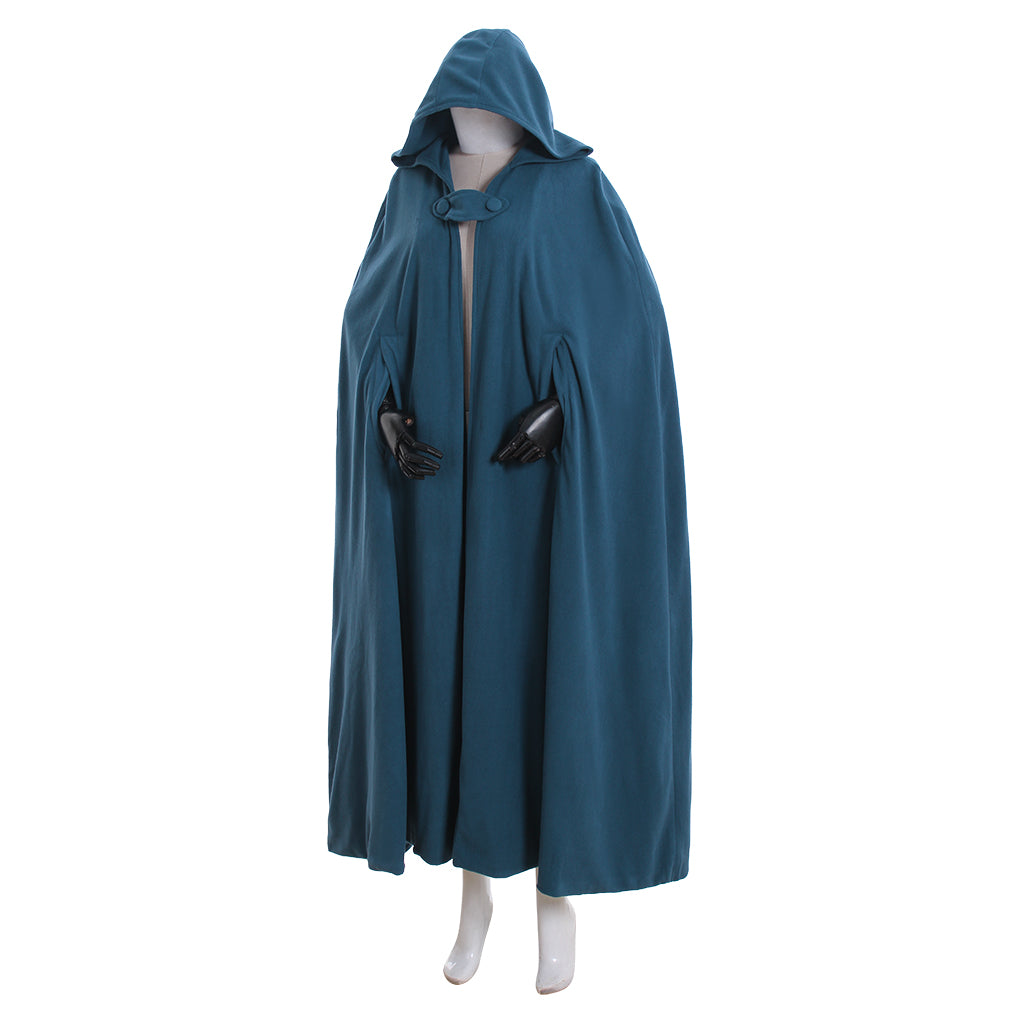 Gothic Winter Cloak Hooded Trench Coat for Women - Elegant Victorian Style Cape-Astricos