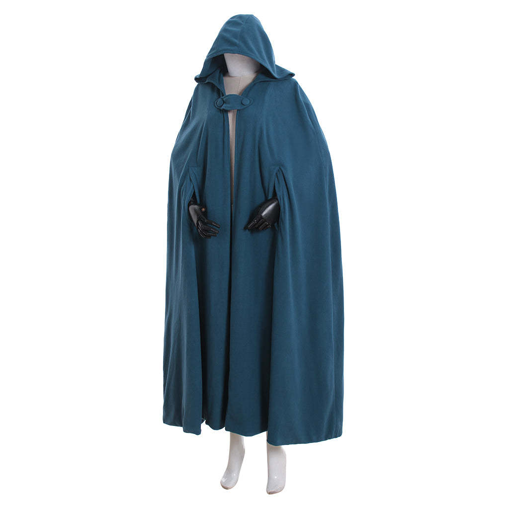 Gothic Winter Cloak Hooded Trench Coat for Women - Elegant Victorian Style Cape-Astricos