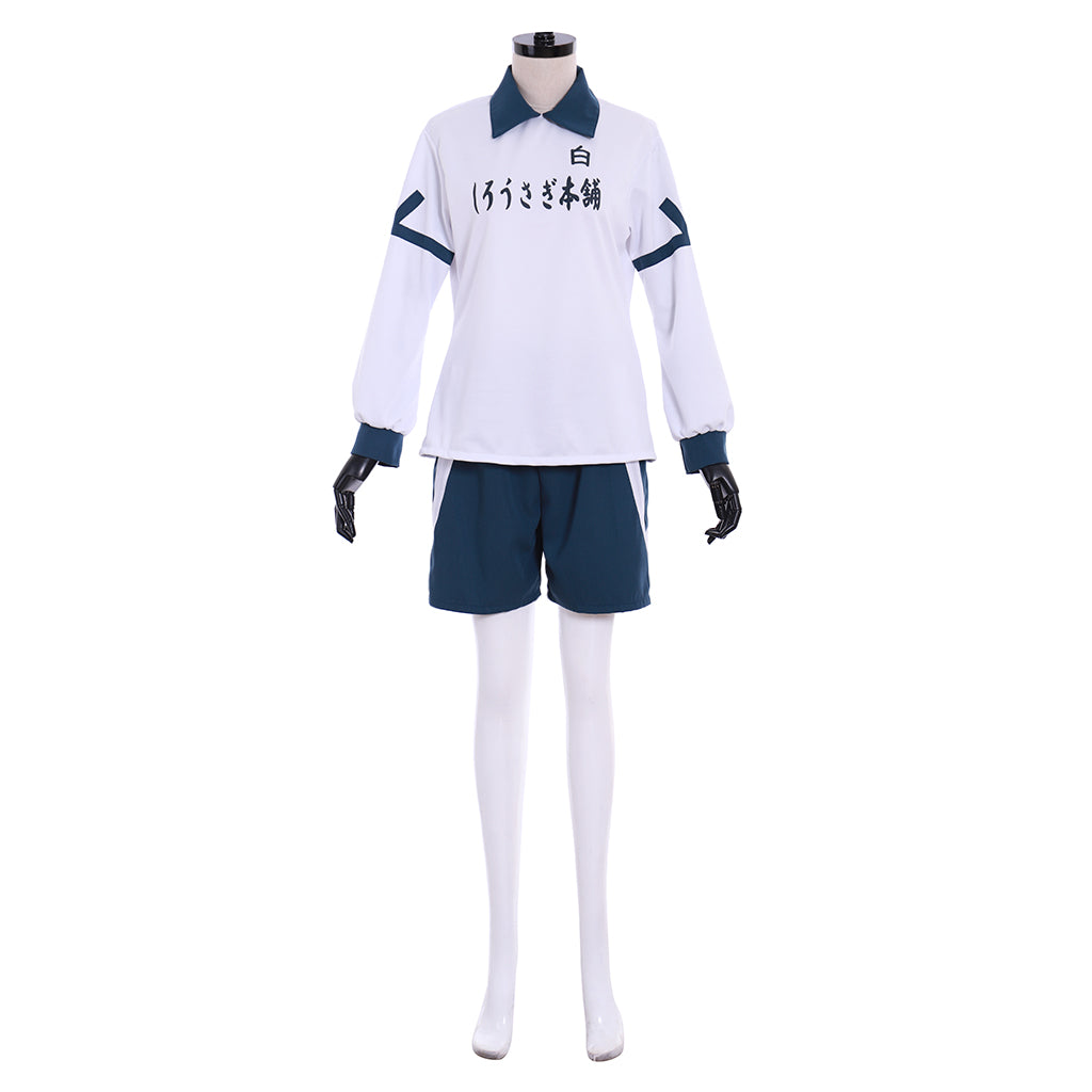 Inazuma Eleven Shirou Fubuki White Love Academy Summer Soccer Uniform Cosplay Costume-Astricos
