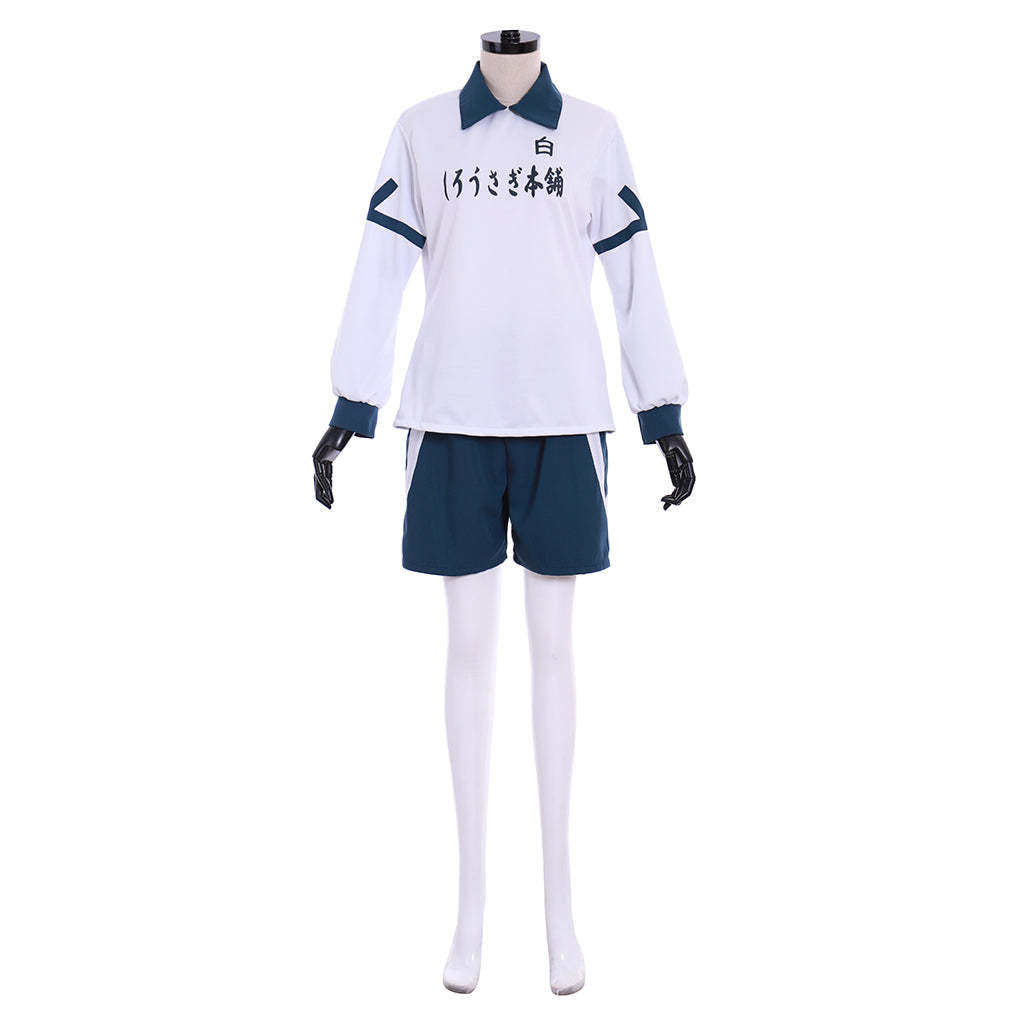 Inazuma Eleven Shirou Fubuki White Love Academy Summer Soccer Uniform Cosplay Costume-Astricos